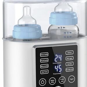 GPED Baby Bottle Warmer, Dual Bottle 12-in-1 Fast Milk Warmer with 24H